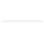 Wandschappen Zwevend 120X23,5X3,8 Cm Mdf Wit