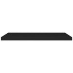 Wandschappen Zwevend 90X23,5X3,8 Cm Mdf Zwart