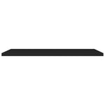 Wandschap Zwevend 120X23,5X3,8 Cm Mdf Zwart