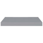 Wandschappen Zwevend 50X23X3,8 Cm Mdf Grijs