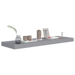 Wandschappen Zwevend 80X23,5X3,8 Cm Mdf Grijs
