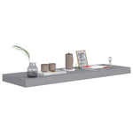 Wandschappen Zwevend 80X23,5X3,8 Cm Mdf Grijs