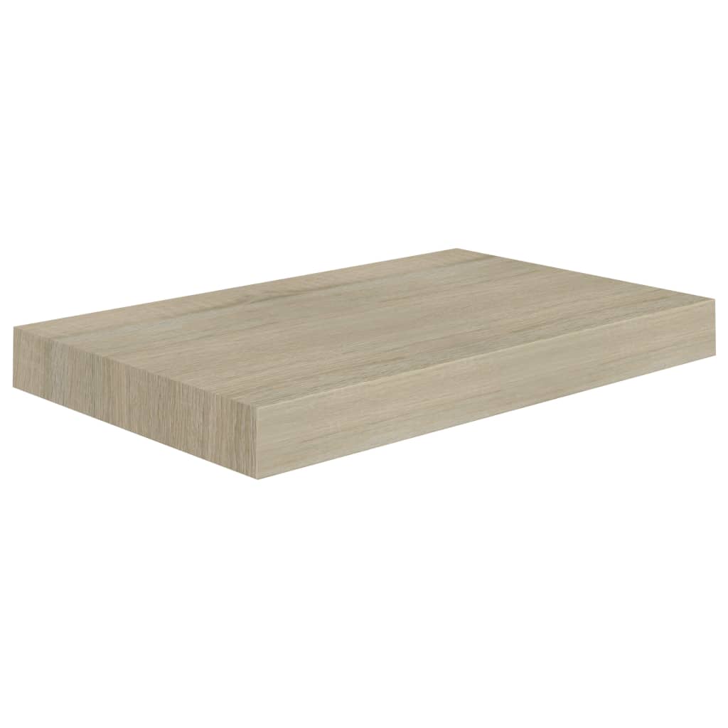 Wandschappen Zwevend 40X23X3,8 Cm Mdf Kleurig Eiken