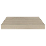 Wandschappen Zwevend 40X23X3,8 Cm Mdf Kleurig Eiken