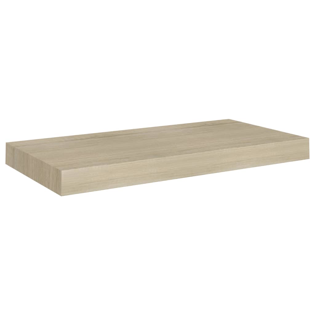 Wandschappen Zwevend 50X23X3,8 Cm Mdf Kleurig Eiken