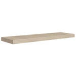 Wandschap Zwevend 90X23,5X3,8 Cm Mdf Kleurig Eiken