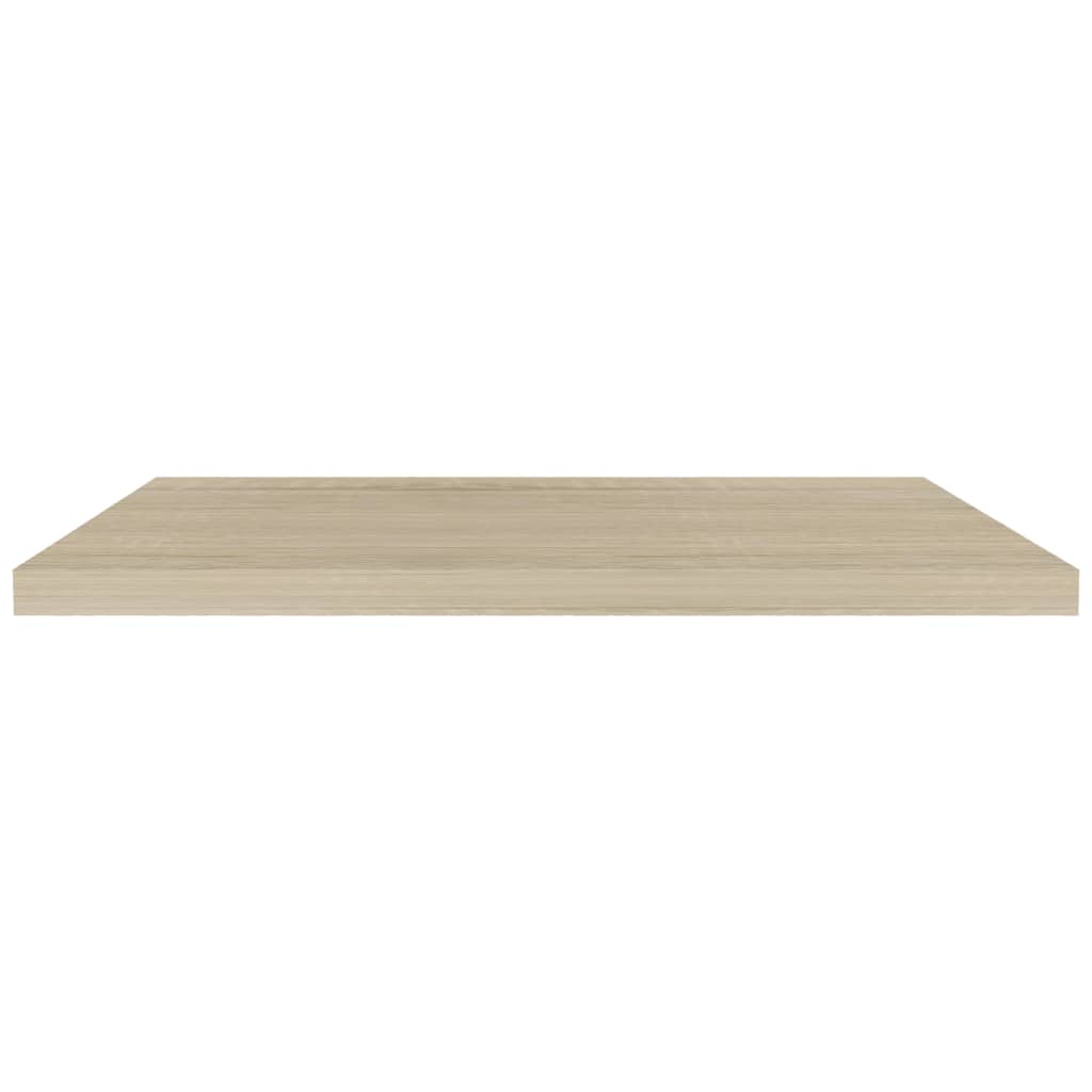 Wandschappen Zwevend 90X23,5X3,8 Cm Mdf Kleurig Eiken