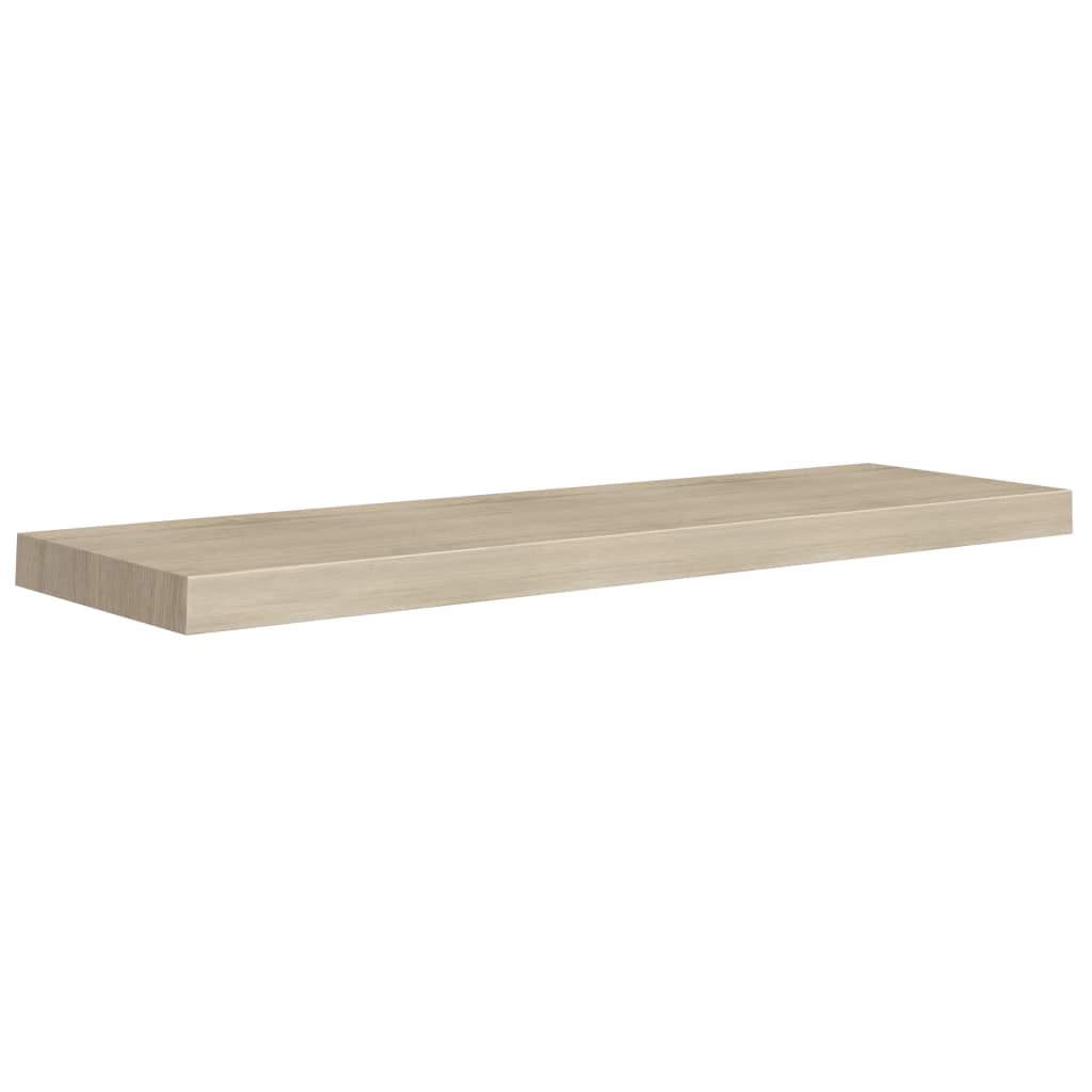 Wandschappen Zwevend 90X23,5X3,8 Cm Mdf Kleurig Eiken