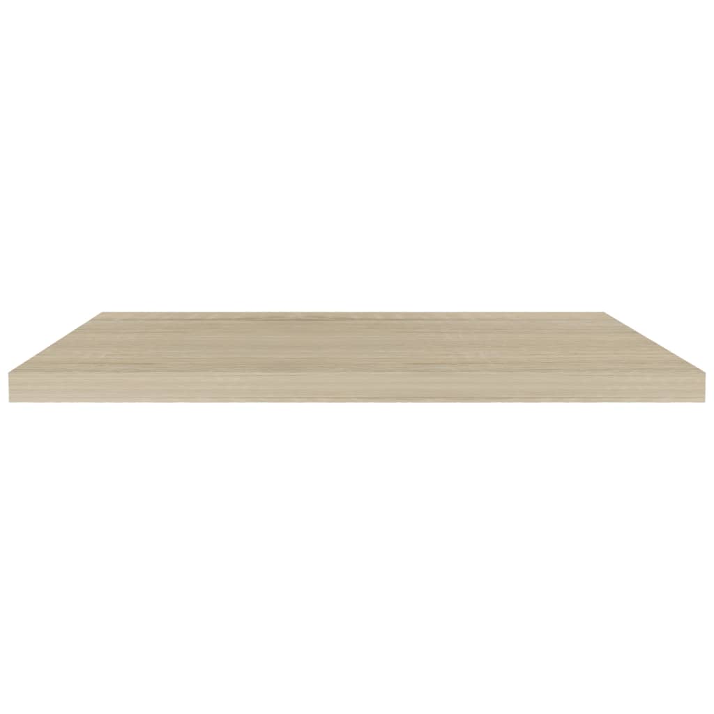 Wandschappen Zwevend 90X23,5X3,8 Cm Mdf Kleurig Eiken