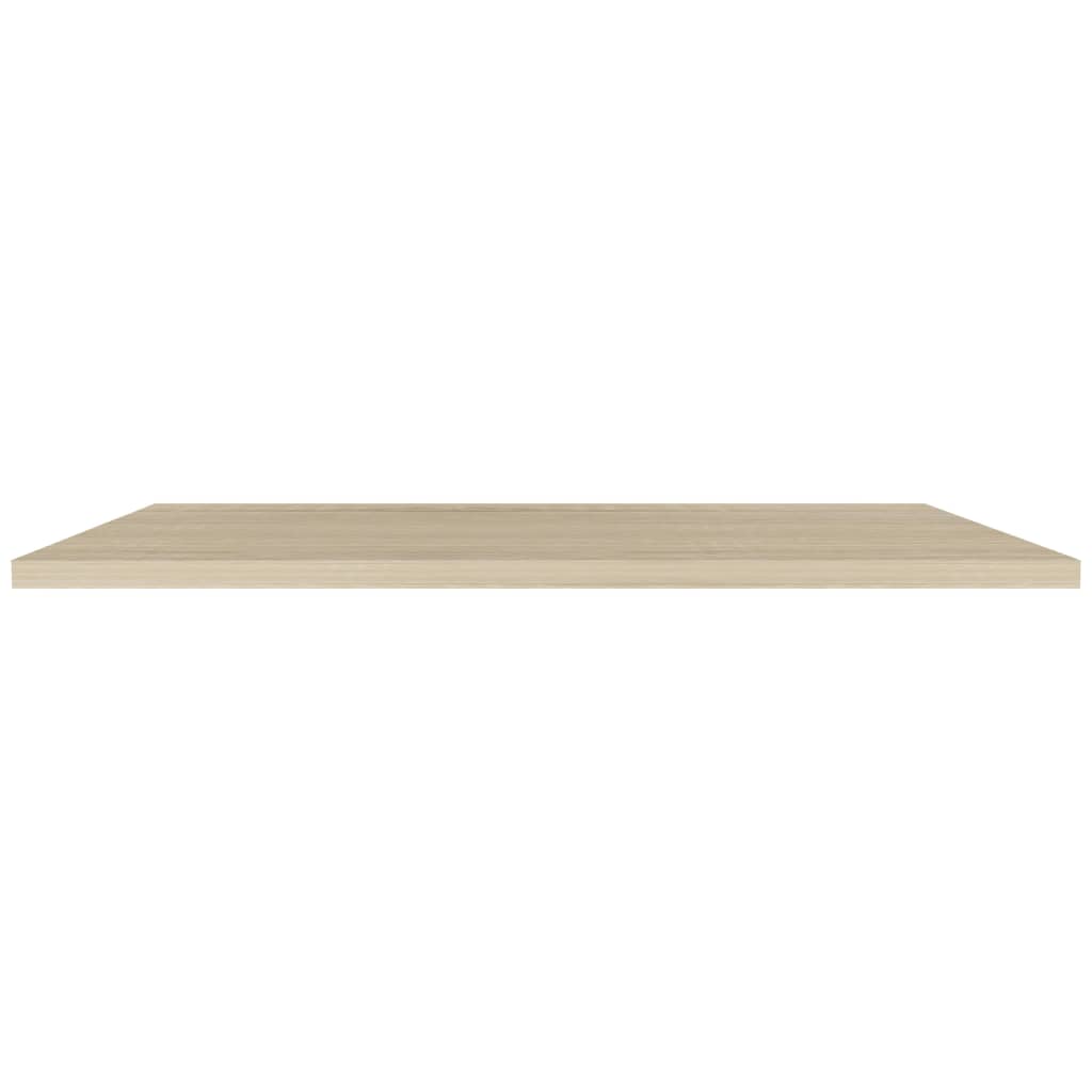 Wandschappen Zwevend 120X23,5X3,8 Cm Mdf Kleurig Eiken