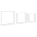 Wandschappen Kubus Mdf Wit