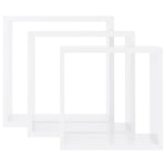 Wandschappen Kubus Mdf Wit