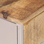 Nachtkastje 40X30X50 Cm Ruw Mangohout