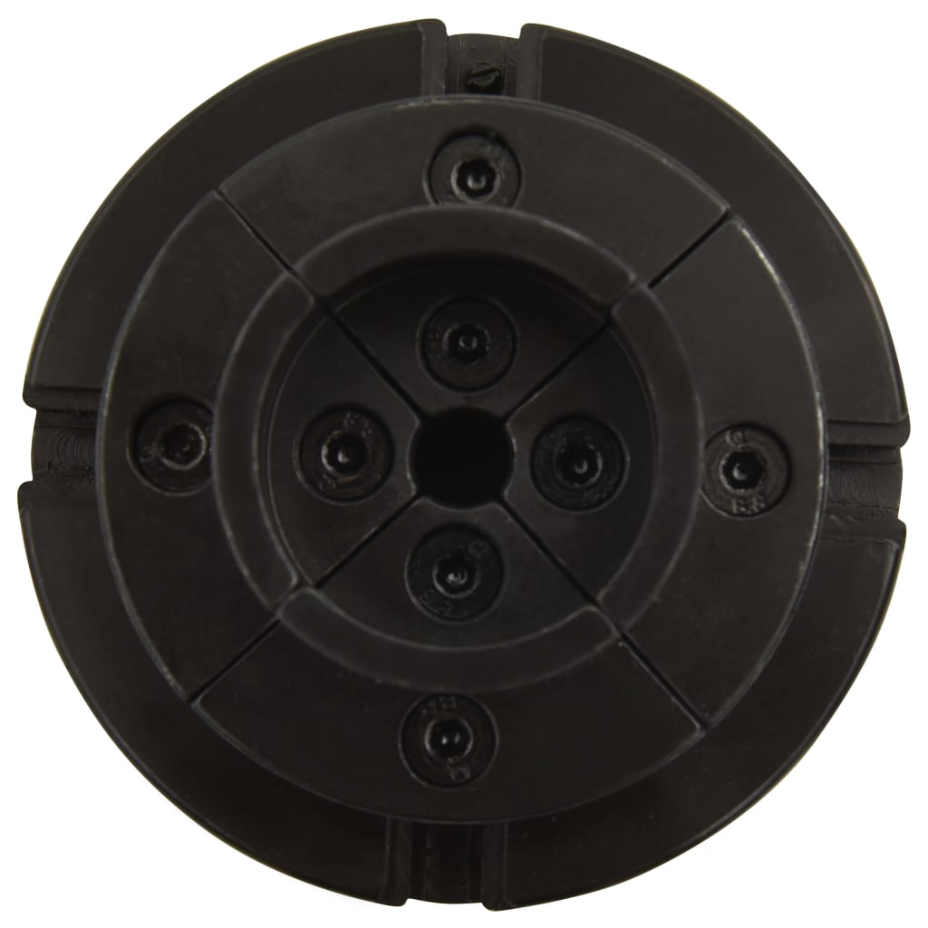 Houtklauwplaat 4 Bekken Met M33 Verbinding 100 Mm Staal Wit