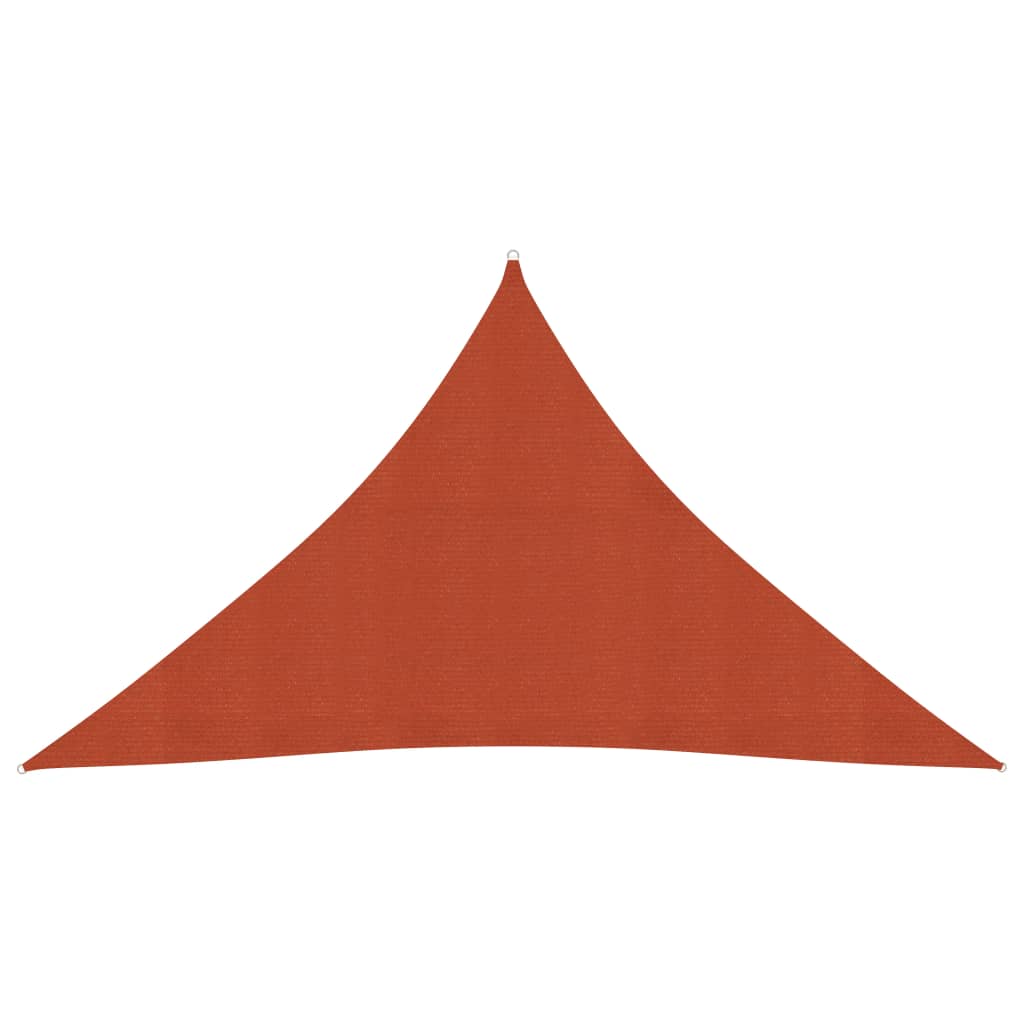 Zonnezeil 160 G/M² 3,5X3,5X4,9 M Hdpe Kleurig Terracotta