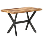 Eettafel Massief Hout Met Honingkleurige Afwerking