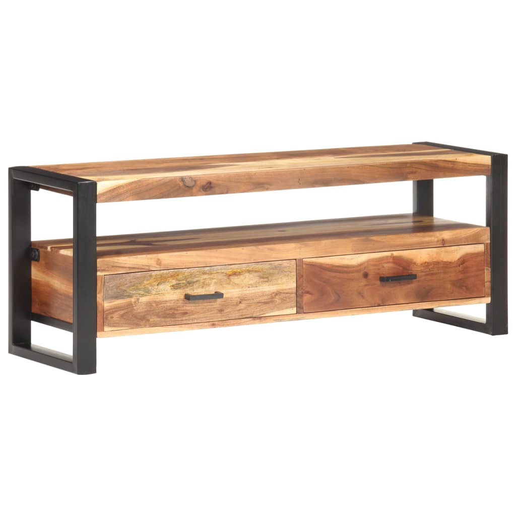 Tv-Meubel 120X35X45 Cm Hout Met Honingkleurige Afwerking