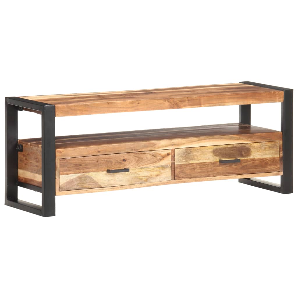 Tv-Meubel 120X35X45 Cm Hout Met Honingkleurige Afwerking