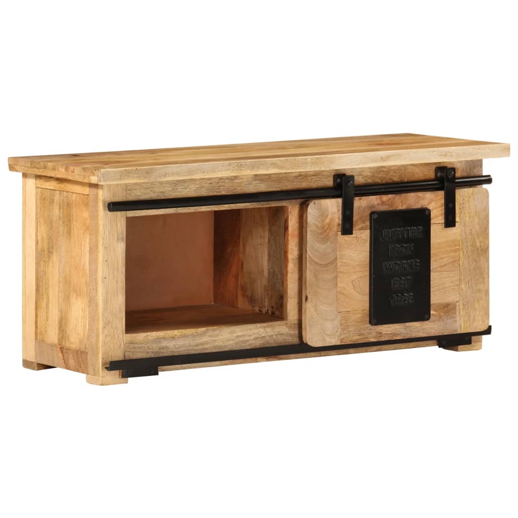 Tv-Meubel 90X35X40 Cm Massief Mangohout