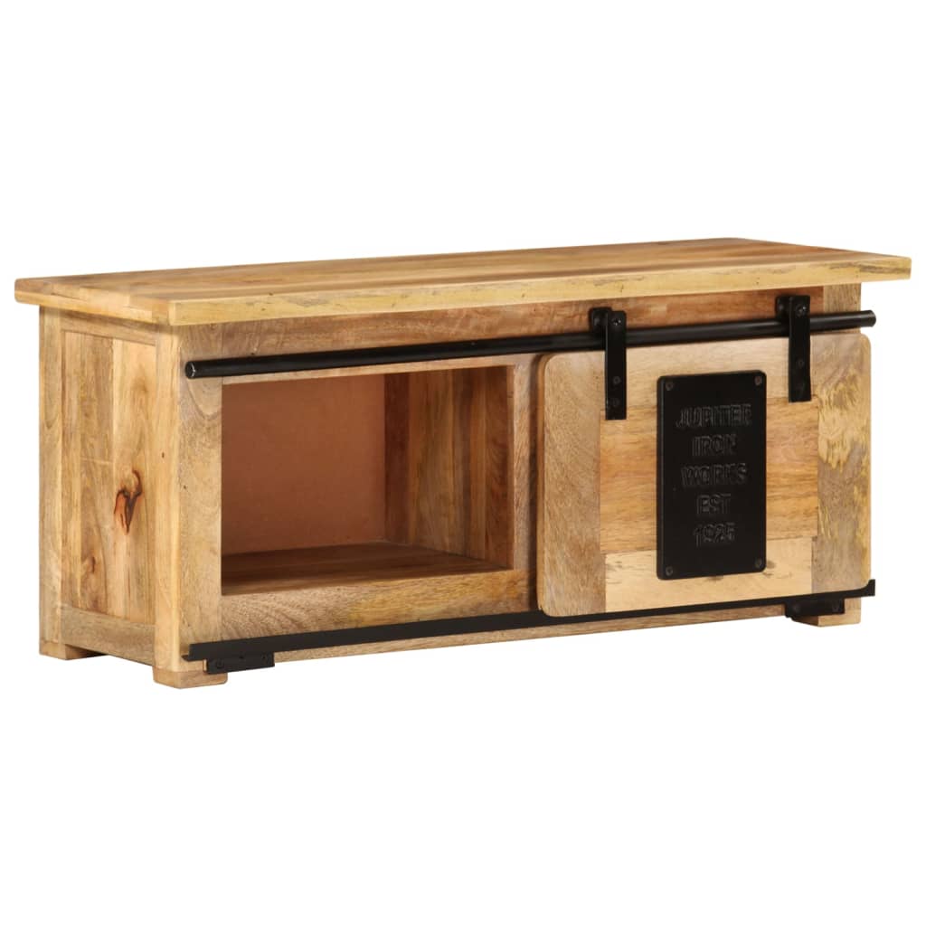 Tv-Meubel 90X35X40 Cm Massief Mangohout