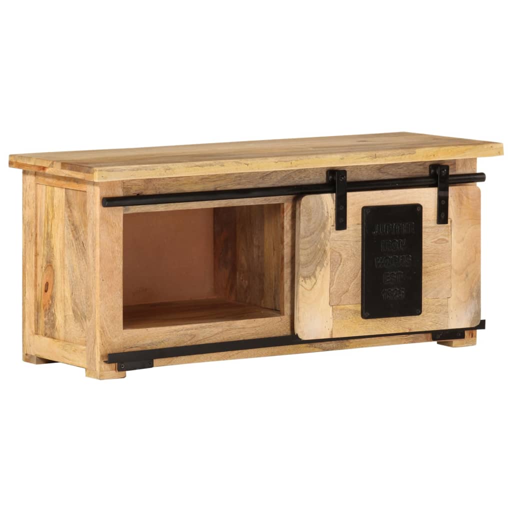 Tv-Meubel 90X35X40 Cm Massief Mangohout