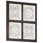 Wandpaneel Handgesneden 40X40X1,5 Cm Mdf