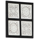 Wandpaneel Handgesneden 40X40X1,5 Cm Mdf