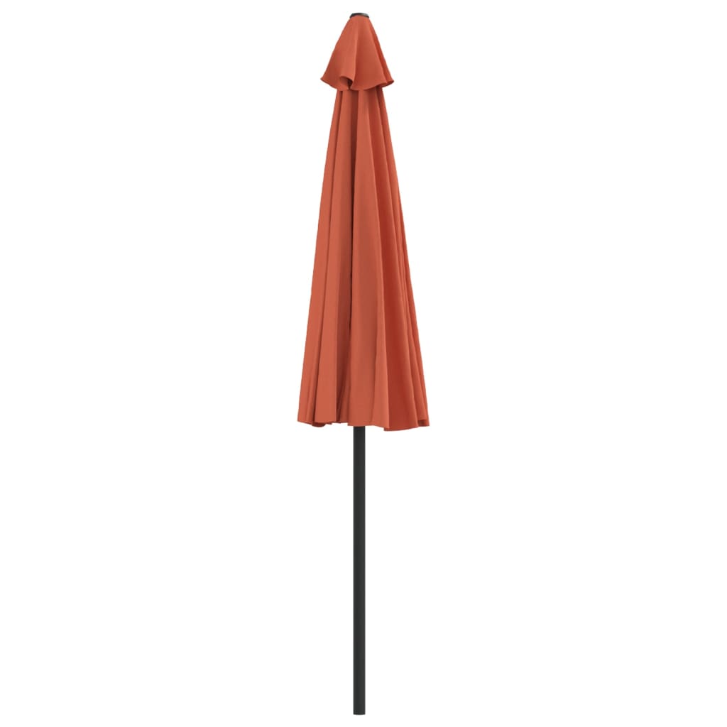 Balkonparasol Half Met Aluminium Paal 270X144X222 Cm