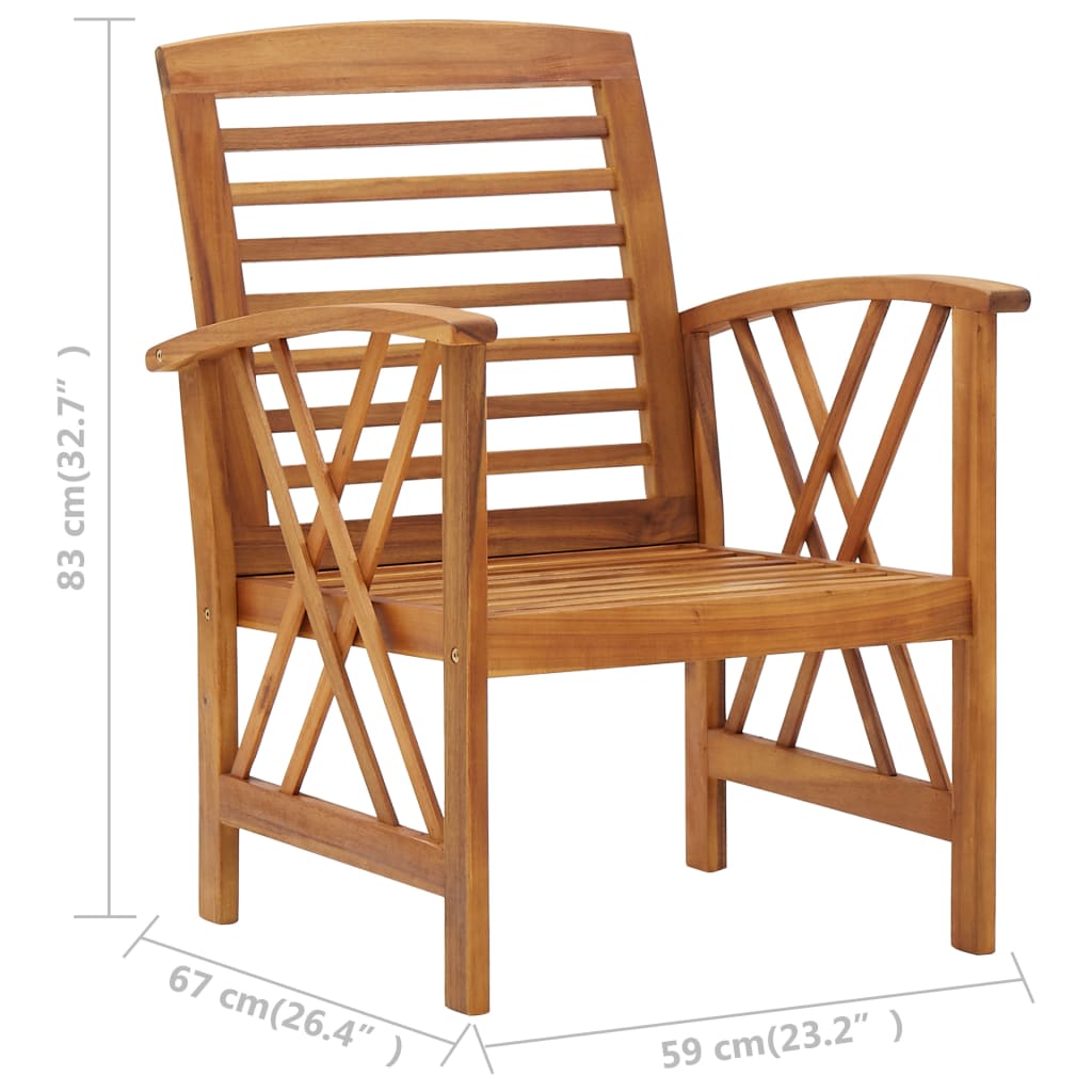 Tuinstoelen Massief Acaciahout