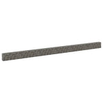 Schanskorfmuur Met Deksels Gegalvaniseerd Staal