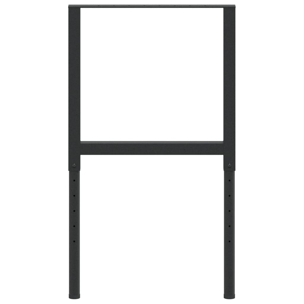 Werkbankframes Verstelbaar 55X(69-95,5) Cm Metaal Zwart