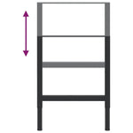 Werkbankframes Verstelbaar 55X(69-95,5) Cm Metaal Zwart