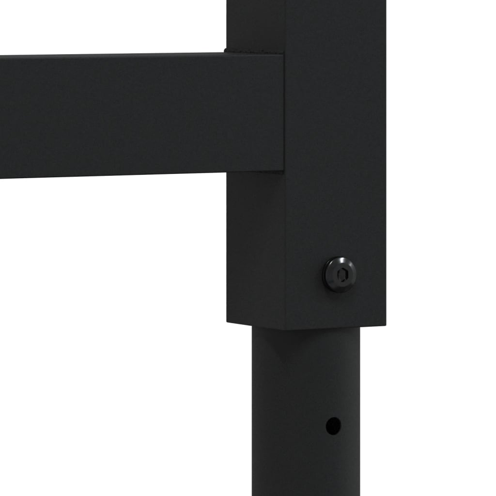 Werkbankframes Verstelbaar 55X(69-95,5) Cm Metaal Zwart