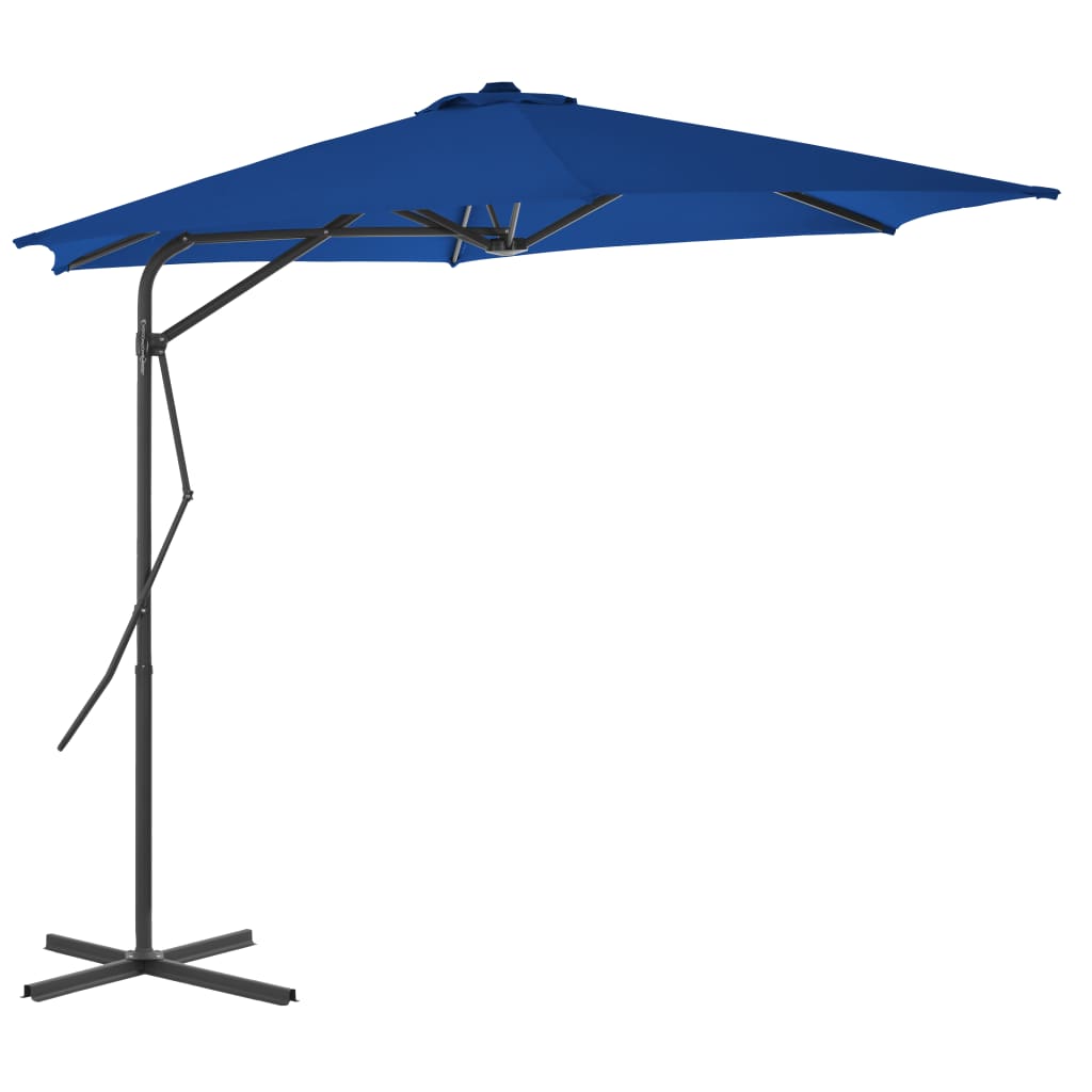 Parasol Met Stalen Paal 300X230 Cm Bordeaux