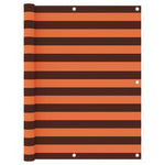 Balkonscherm Oxford Stof Oranje En Bruin