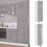 Koelkastkast 60X57X207 Cm Bewerkt Hout