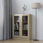 Vitrinekast 82,5X30,5X80 Cm Bewerkt Hout
