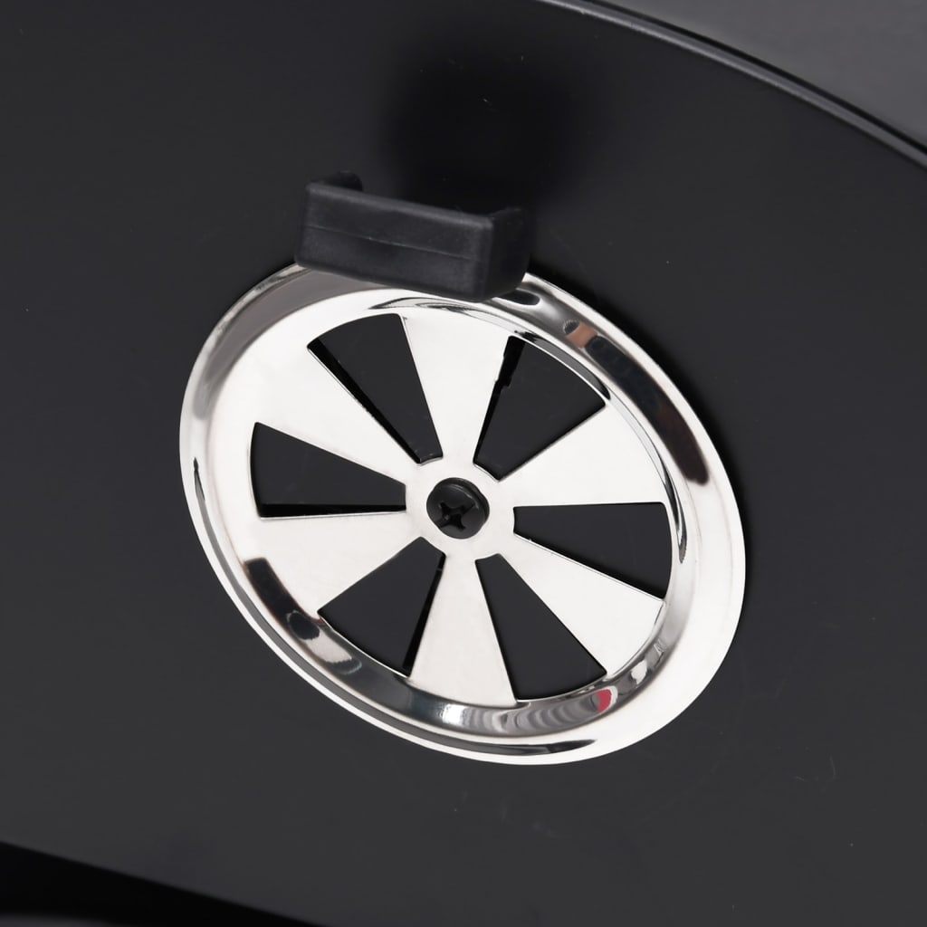 Barbecuevat Met 2 Kookroosters 80X95X90 Cm Staal Zwart