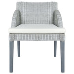 Eetkamerstoel Met Kussen Natuurlijk Rattan