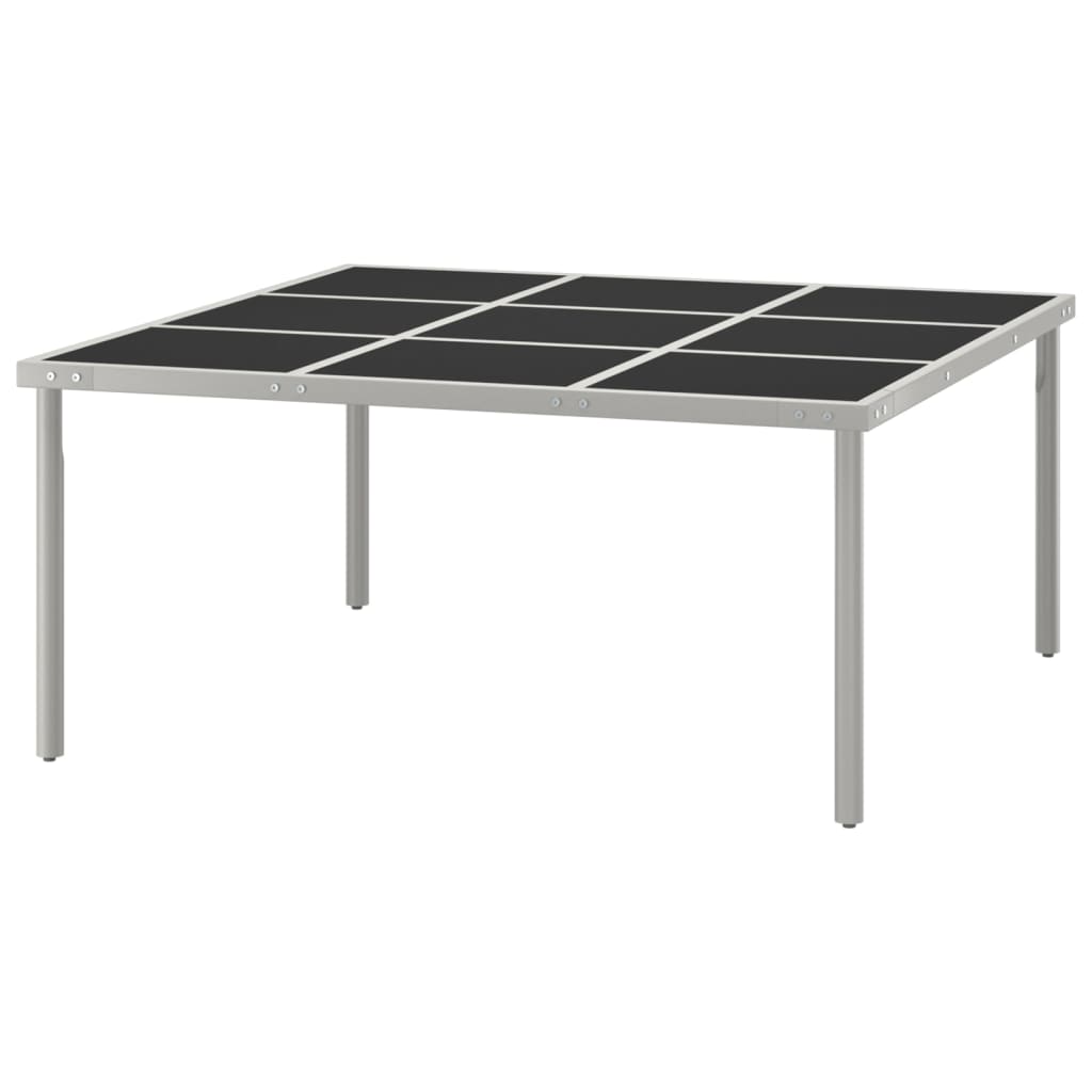 Tuintafel 70X70X74,5 Cm Glas En Staal