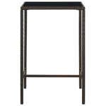 Tuinbartafel Poly Rattan En Glas