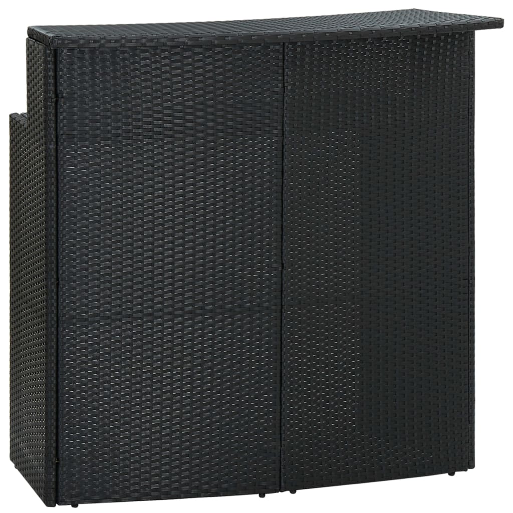 Tuinbartafel 20X55X0 Cm Poly Rattan