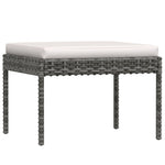 6-Delige Loungeset Met Kussens Poly Rattan