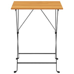 -Delige Bistroset Inklapbaar Massief Acaciahout