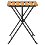 -Delige Bistroset Inklapbaar Massief Acaciahout