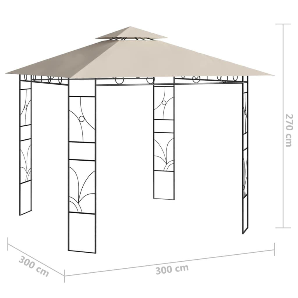 Prieel 160 G/M² 3X3X2,7 M Kleurig