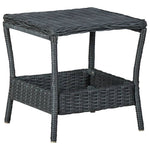 Tuintafel 45X45X46,5 Cm Poly Rattan