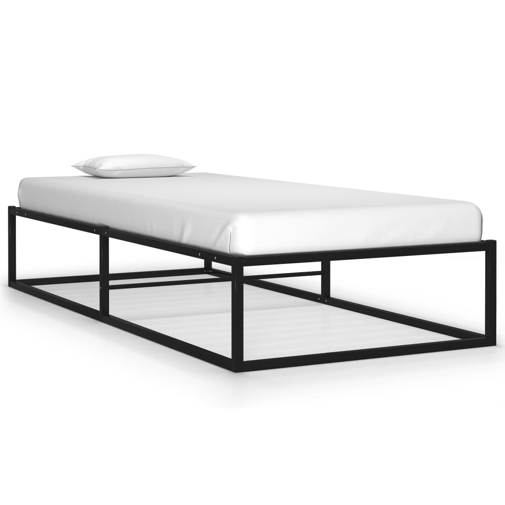 Bedframe Metaal Zwart