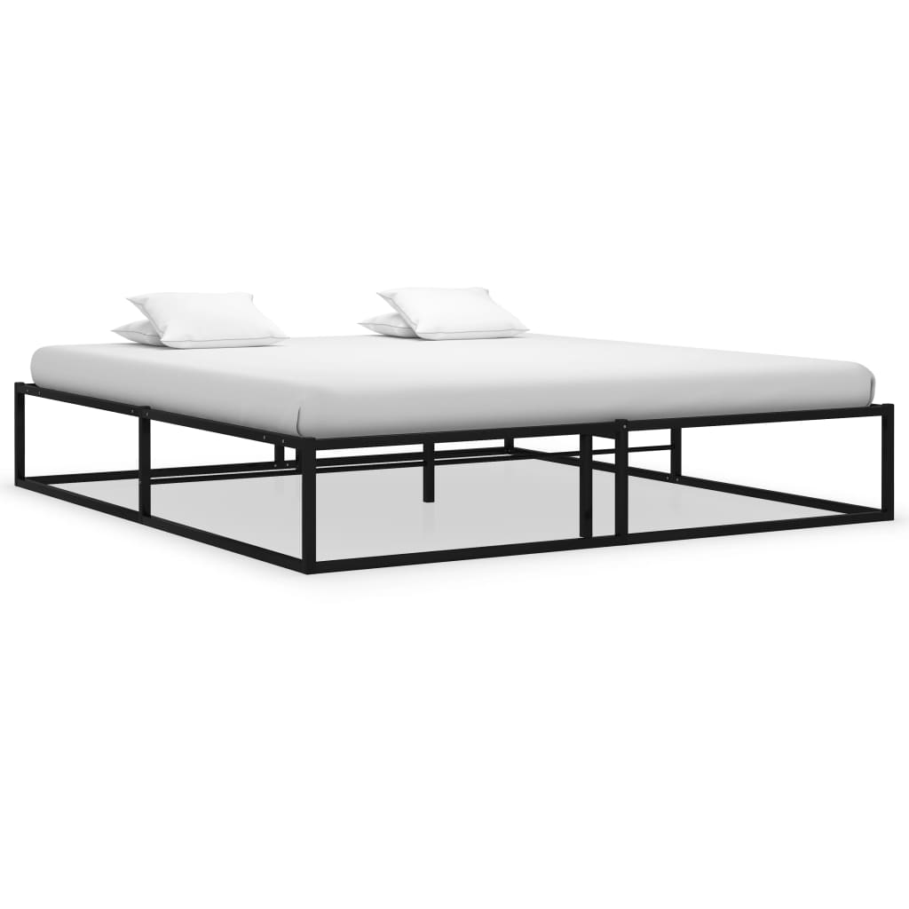 Bedframe Metaal Zwart