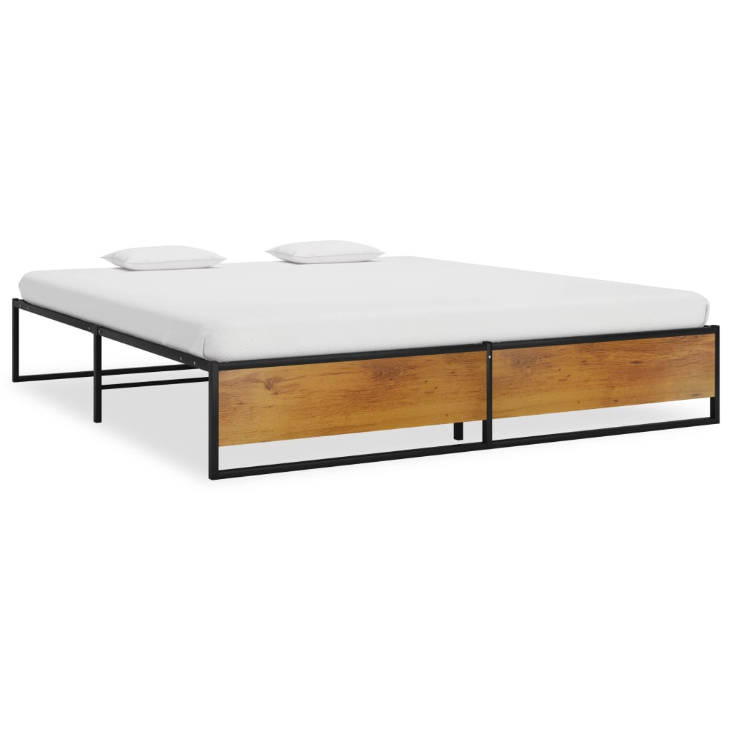 Bedframe Metaal Zwart